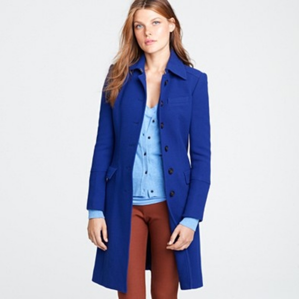 J. Crew Double Cloth Metro Coat